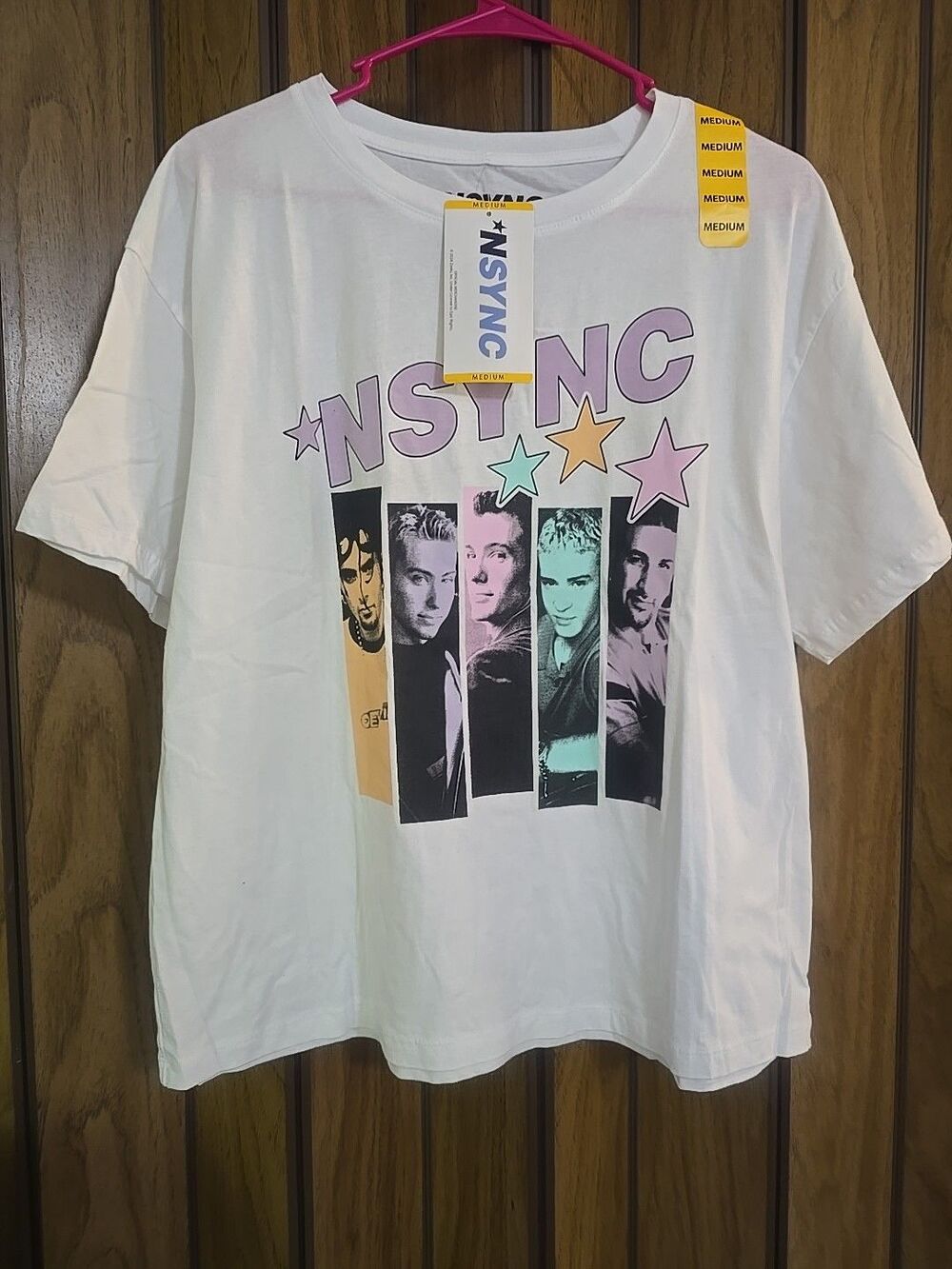Official Merchandise Ladies Soft Short Sleeve Licensed Band Tee *NSYNC M